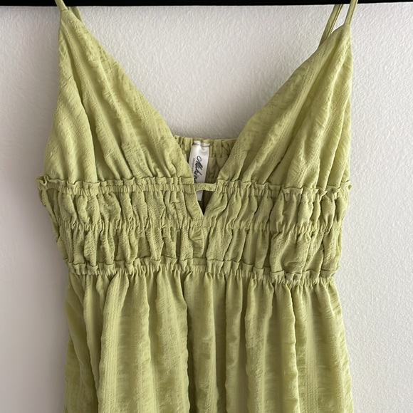 Mahina Chartreuse Cocktail Dress - Picture 5 of 12